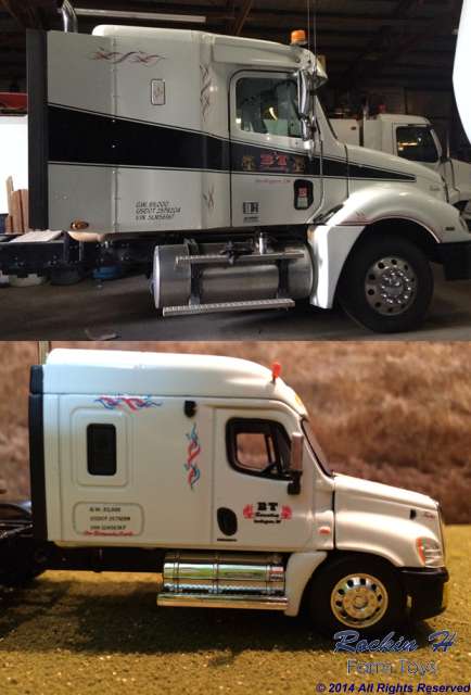 BT Harvesting's Freightliner Cascadia