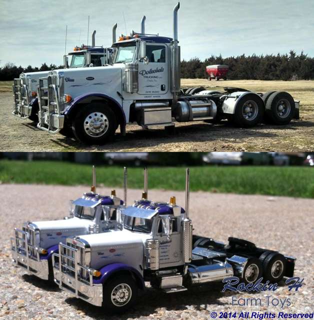 Dolechek Harvesting's 379 Peterbilts