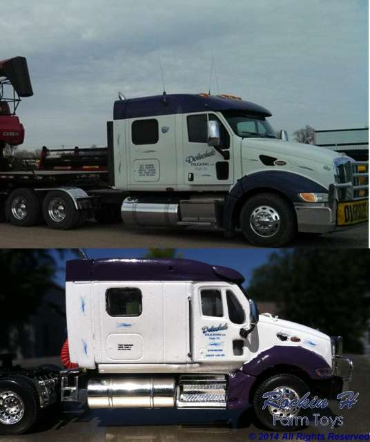 Dolechek Harvesting's replica 387 Peterbilt