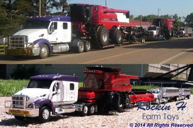 Dolechek Harvesting's replica 387 Peterbilt