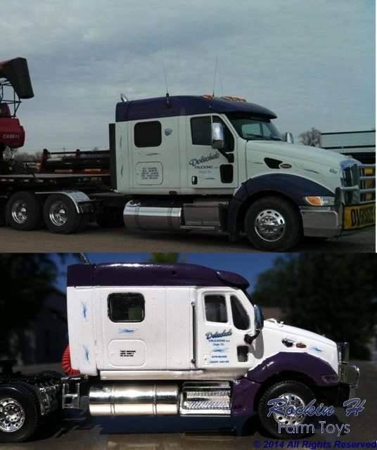 Dolechek Harvesting's replica 387 Peterbilt