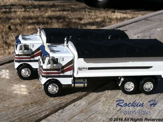 Freightlier grain truck twins