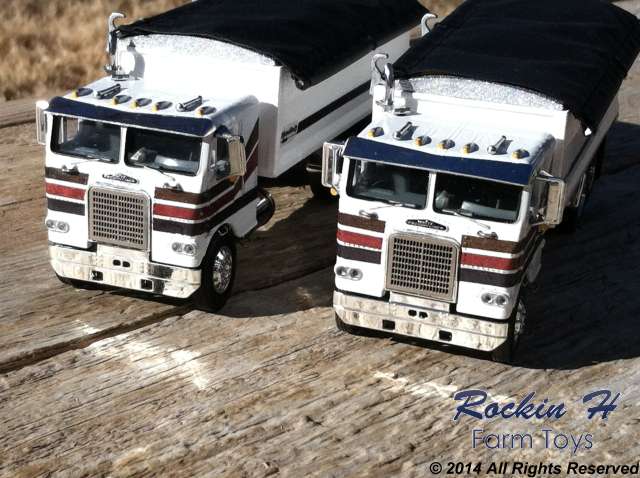 Freightlier grain truck twins