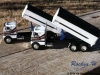 Freightlier grain truck twins