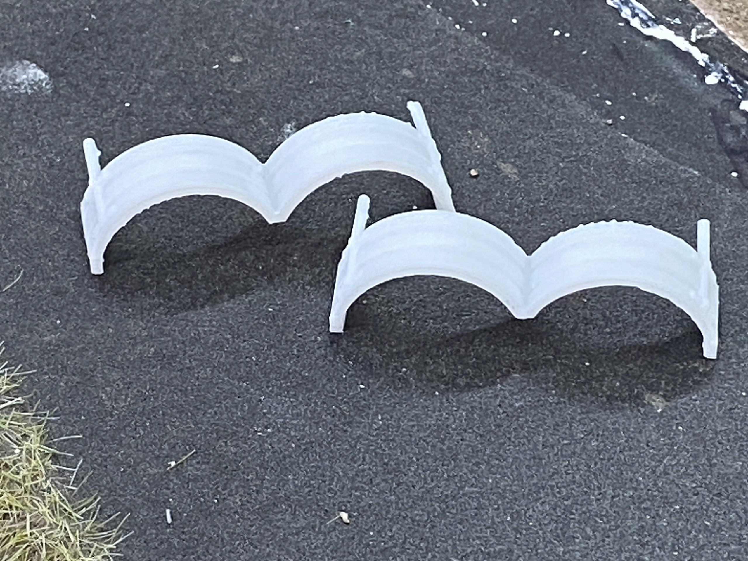 1/64 Scale Double Hump Ribbed Fenders – 3D Printed