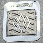 1/64 Scale 3-Diamond Grill Insert – Fits DCP Peterbilt 379 & 389