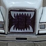 Peel-and-Stick Fang Decals – Tough Truck Grill Detail