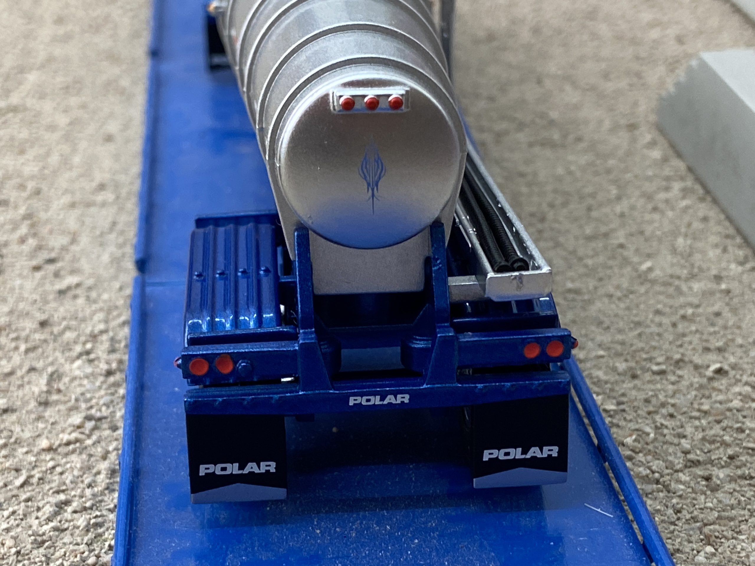 DCP Silver Polar Deep Drop Trailer Blue Frame and Fenders - Image 4