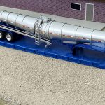 DCP Silver Polar Deep Drop Trailer Blue Frame and Fenders
