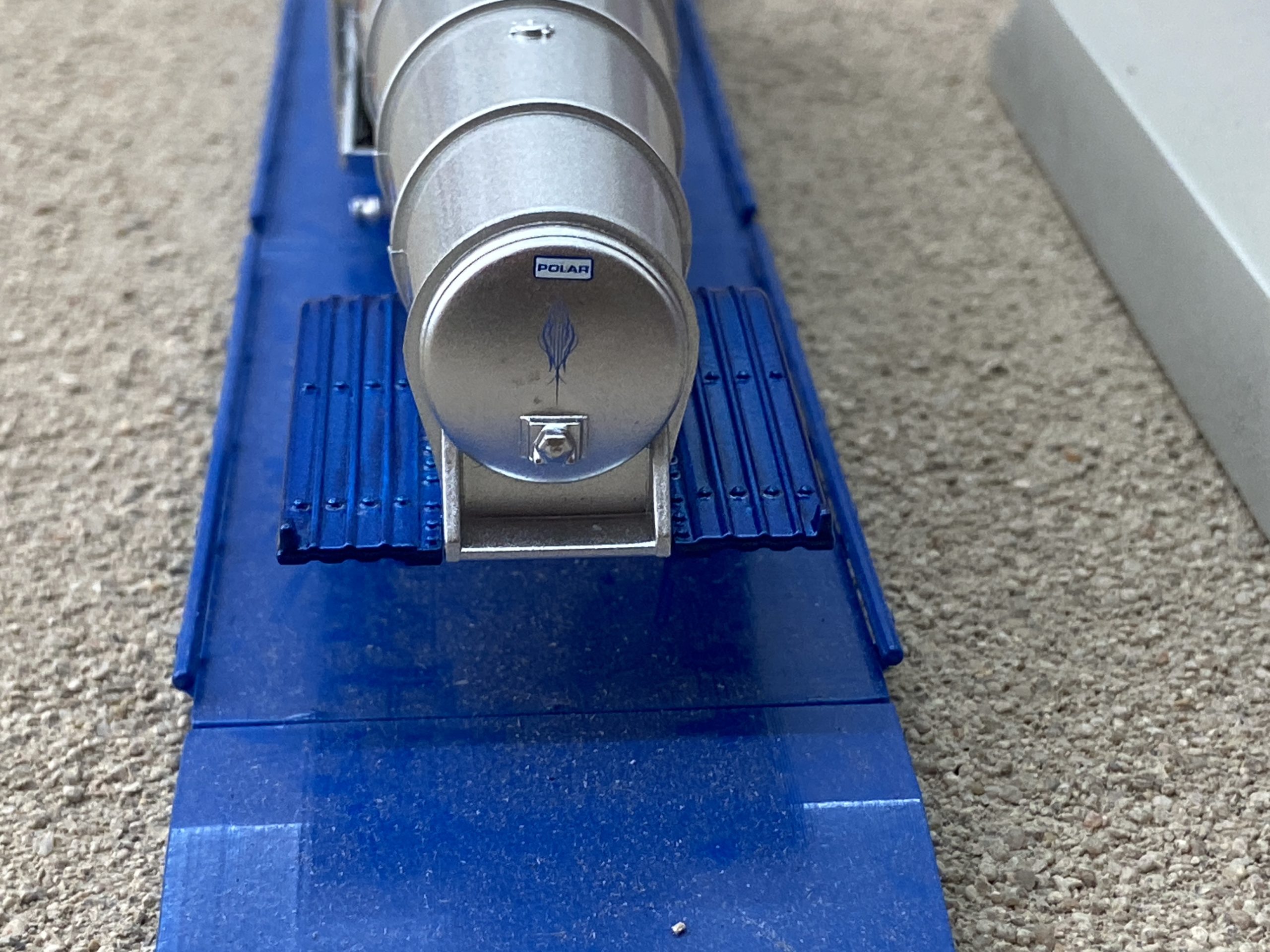 DCP Silver Polar Deep Drop Trailer Blue Frame and Fenders - Image 2