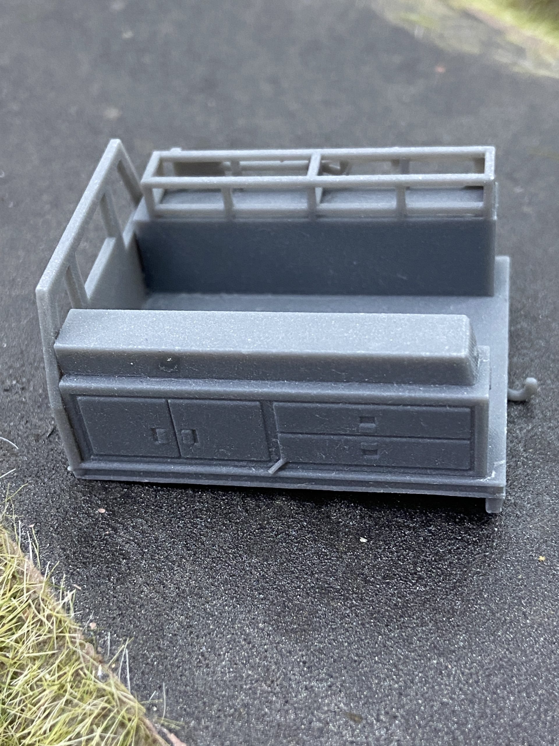 7' Wide Fire Pickup Bed