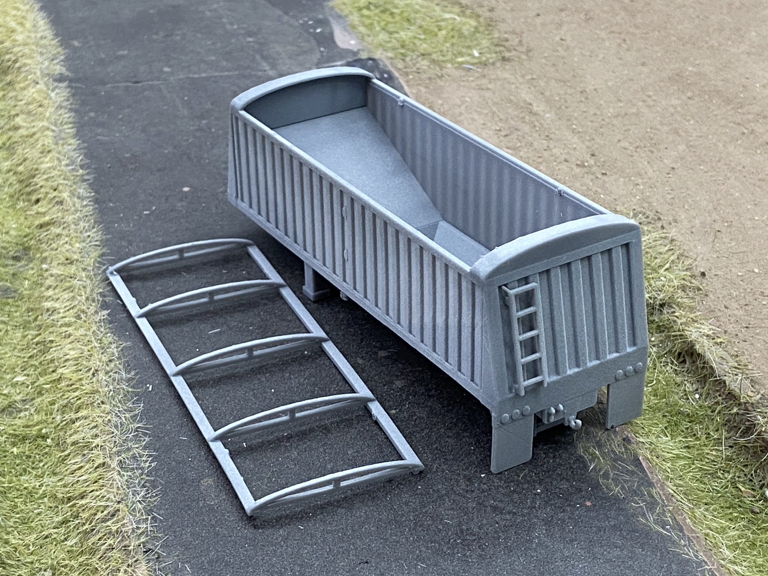 1/64 Scale 24' Jet Single Axle Style Trailer – DIY Kit - Image 2