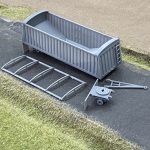 1/64 Scale 24' Jet 2 Axle Style Trailer – DIY Kit