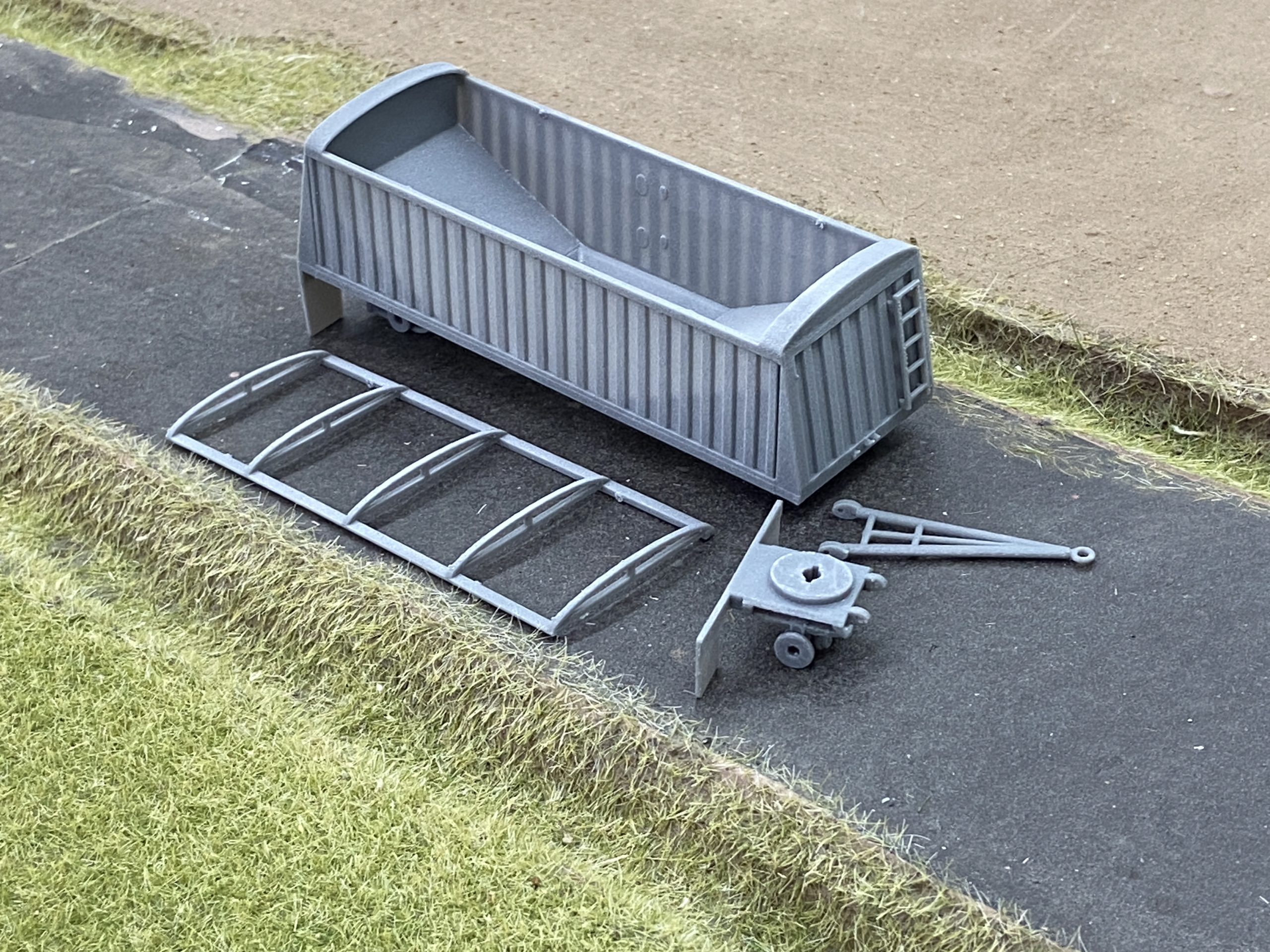 1/64 Scale 24' Jet 2 Axle Style Trailer – DIY Kit