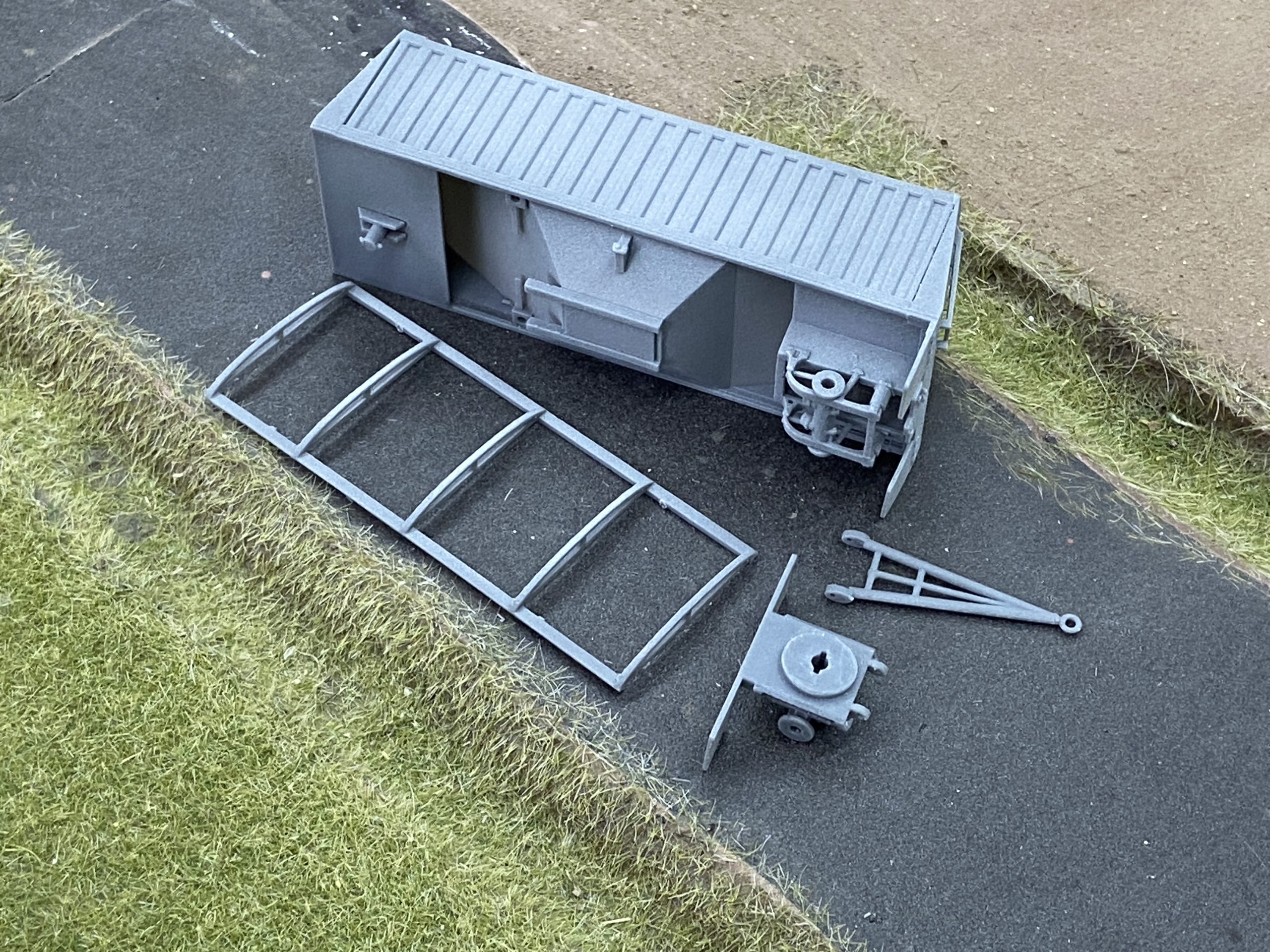 1/64 Scale 24' Jet 2 Axle Style Trailer – DIY Kit - Image 4