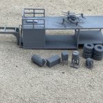 1/64 Scale 3D Printed Gooseneck Drone Trailer – Fully Detailed Ag Support Trailer